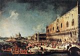 Arrival of the French Ambassador in Venice by Canaletto